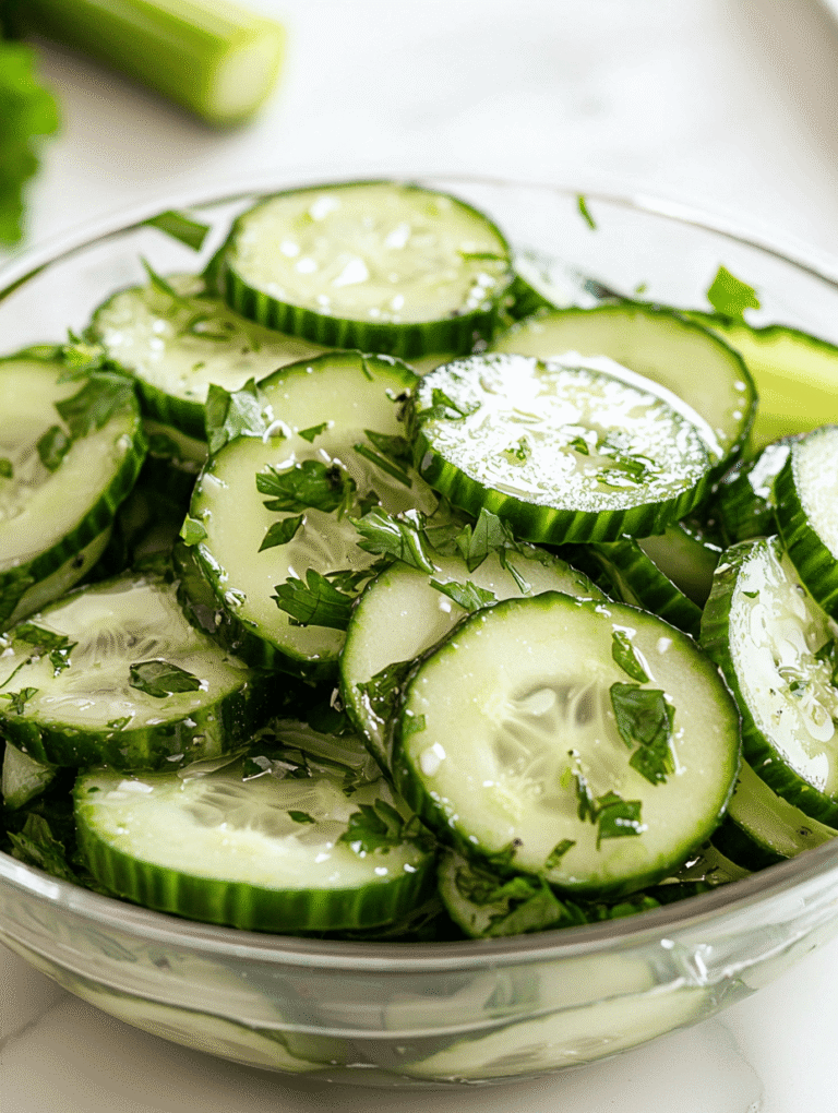 The Coolest Summer Detox: Cucumber Celery Salad You Can’t Miss