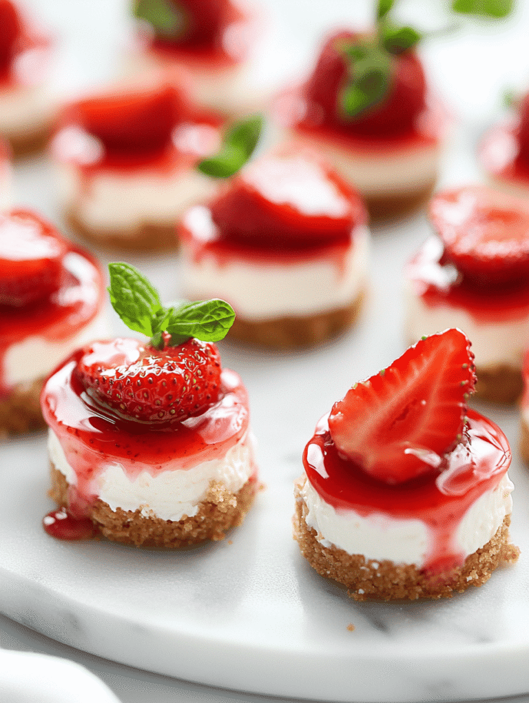 Easter Strawberry Cheesecake Bites: A Nostalgic Twist with a Modern Touch