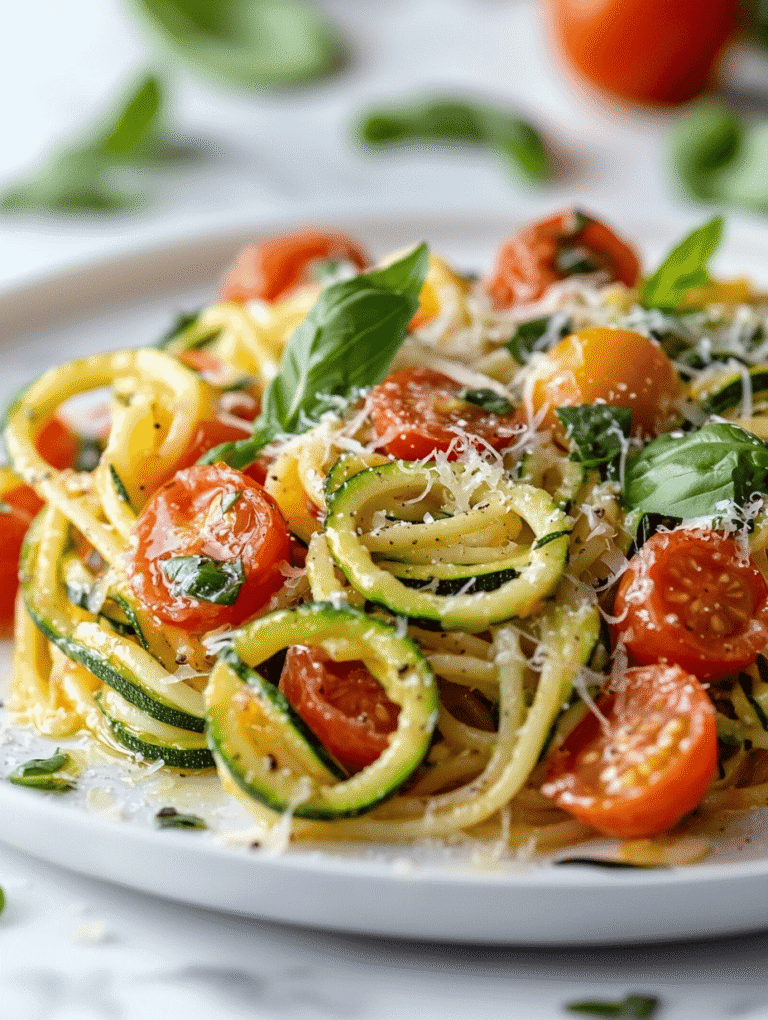Rediscovering Summer: Tomato Zucchini Pasta with a Twist