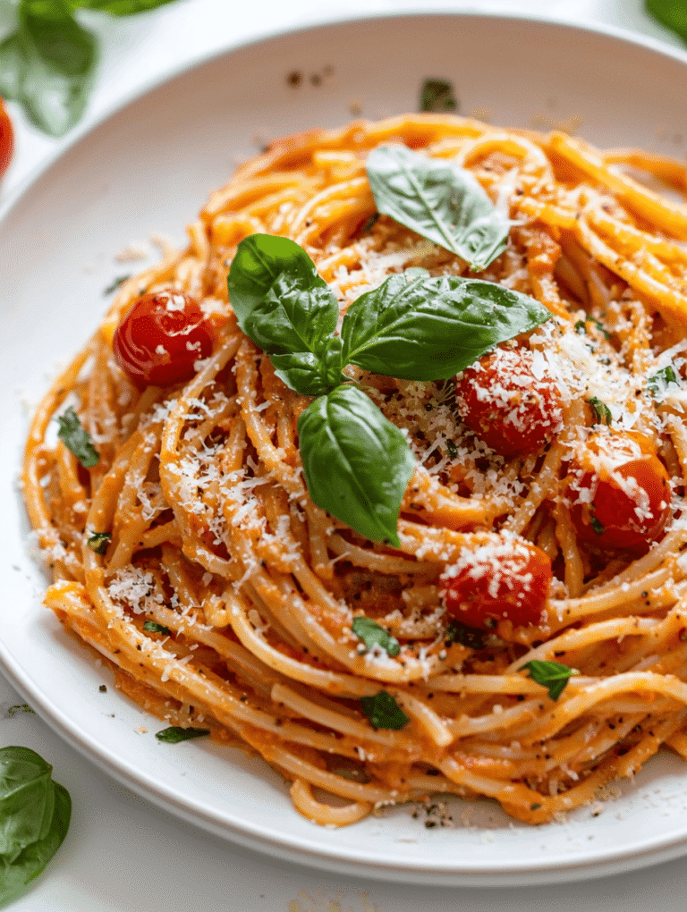 Creamy Tomato Pasta: A Seamless Blend of Nostalgia and Modern Flavors