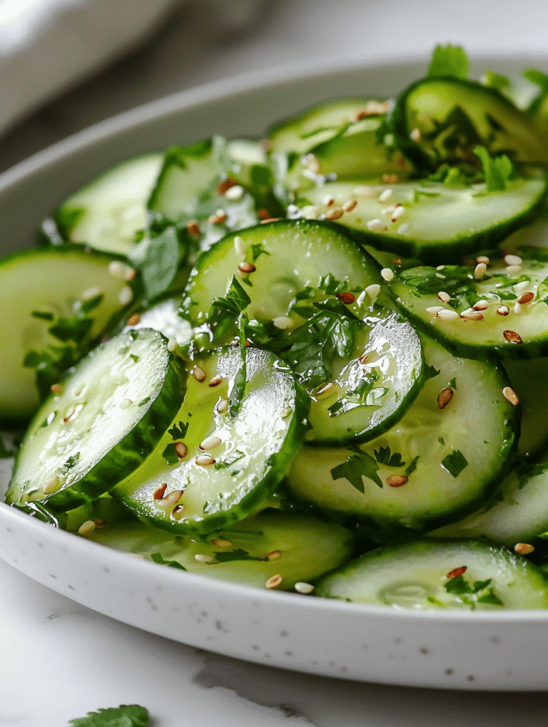 TikTok Cucumber Salad: A Refreshing Take You Didn’t Know You Needed