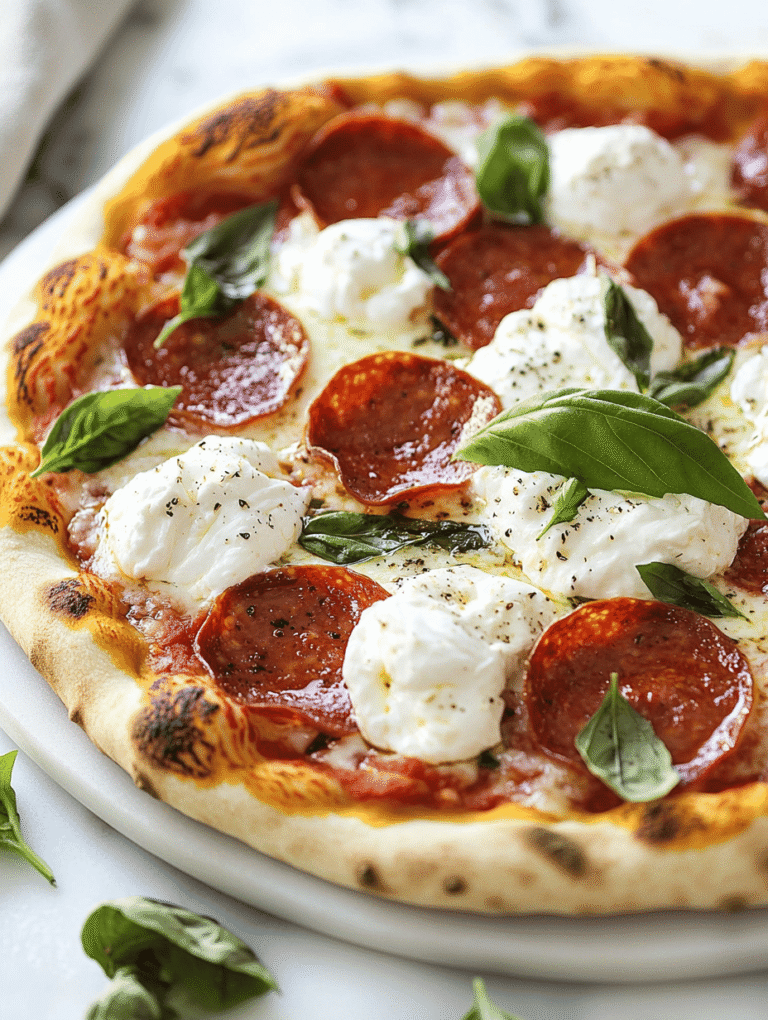 The Art of Pairing Pepperoni with Creamy Burrata: A Pizza Revival
