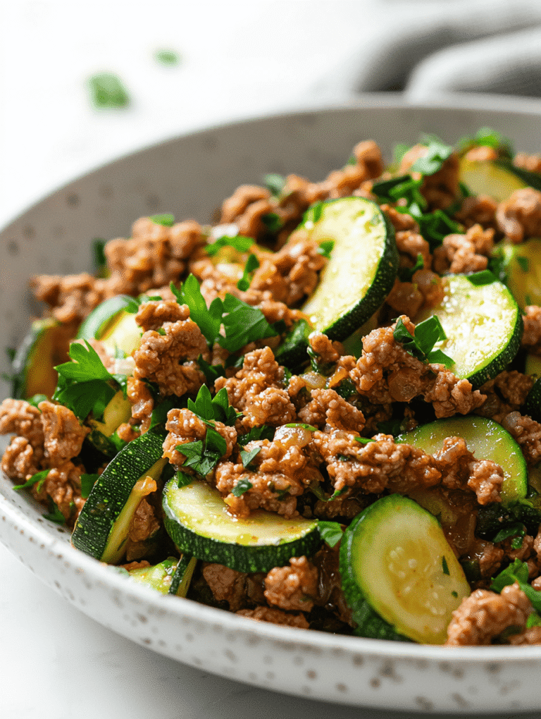 Ground Turkey and Zucchini Skillet: A Cozy Pantry Revival
