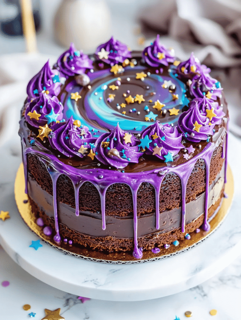Galaxy Chocolate Cake: A Cosmic Treat That Breaks All The Rules