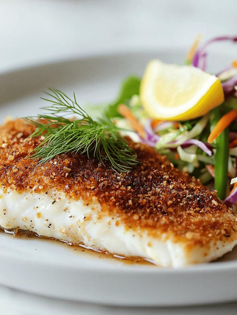 Elevate Your Dinner: Walnut-Crusted Chicken with Fennel Slaw for the Autumn Table