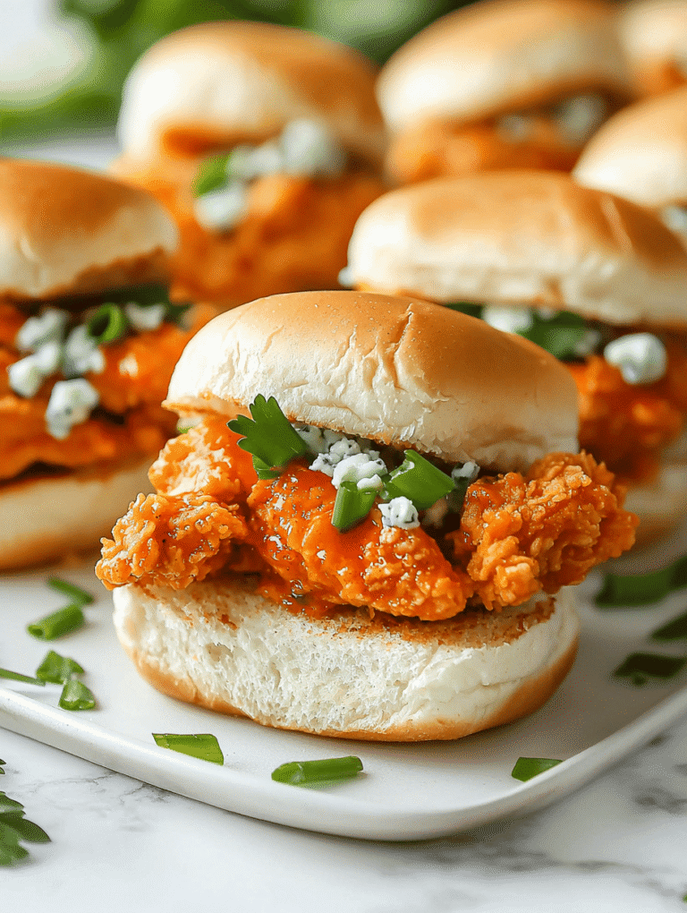 Spicy Nostalgia: Buffalo Chicken Sliders with a Twist