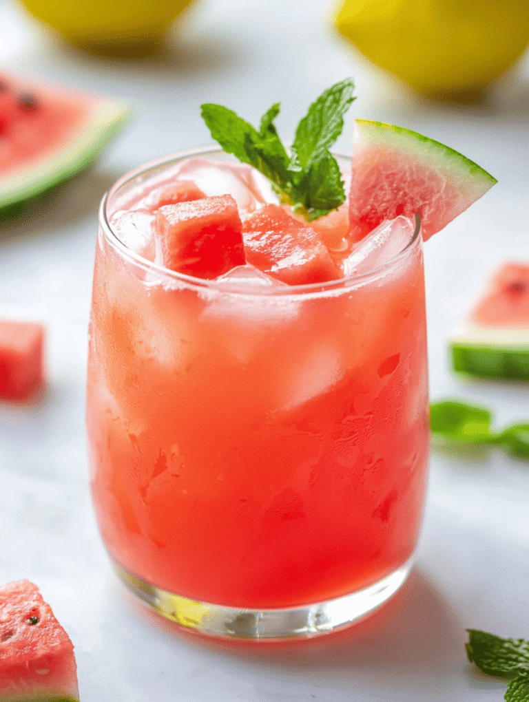 Watermelon Juice: A Summertime Cleanse with a Twist