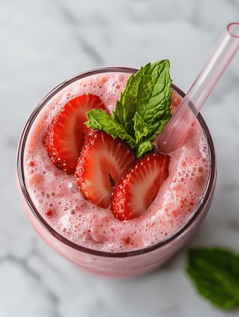 Refresh Your Senses with this Unusual Pink-Infused Strawberry Milk Tea