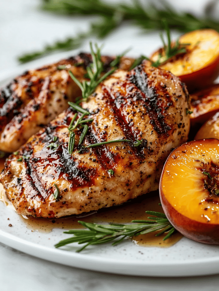 Sweet Heat: Chicken and Peaches with a Secret Twist