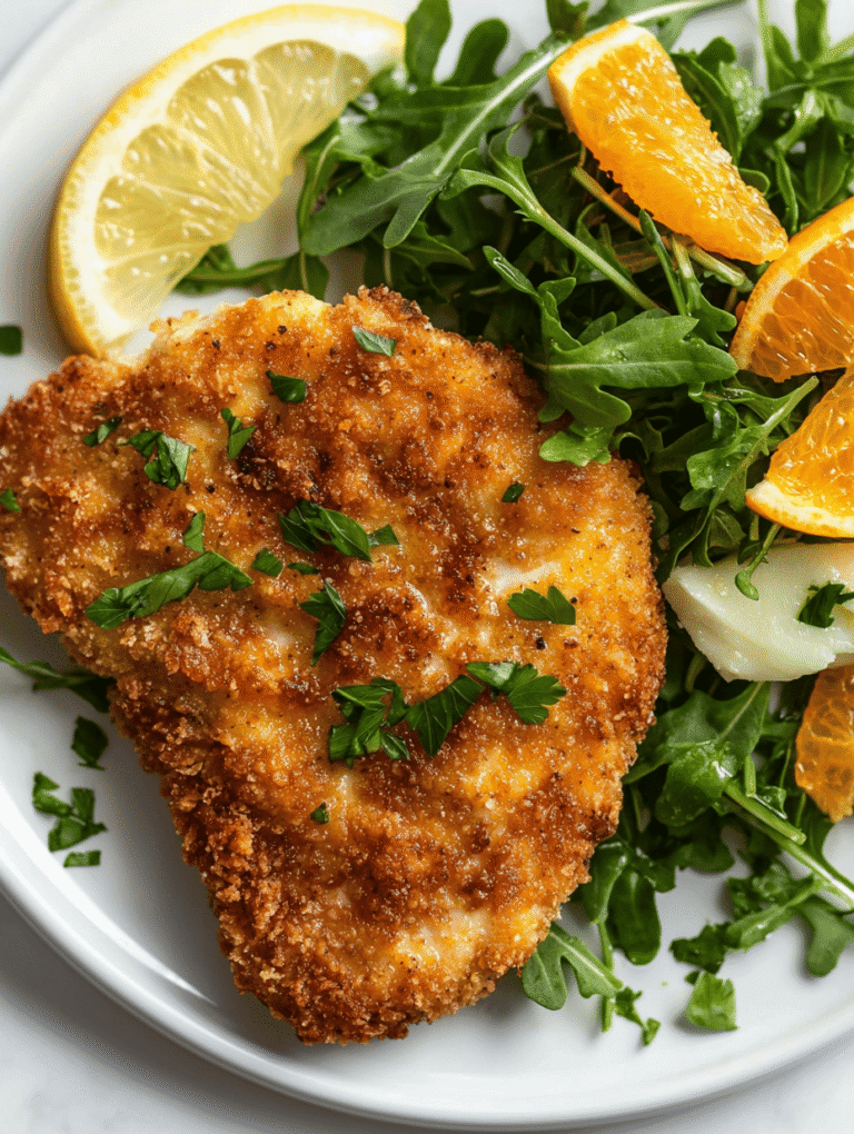 Crispy Chicken Milanese with Fennel Salad: Rediscovering Freshness This Spring