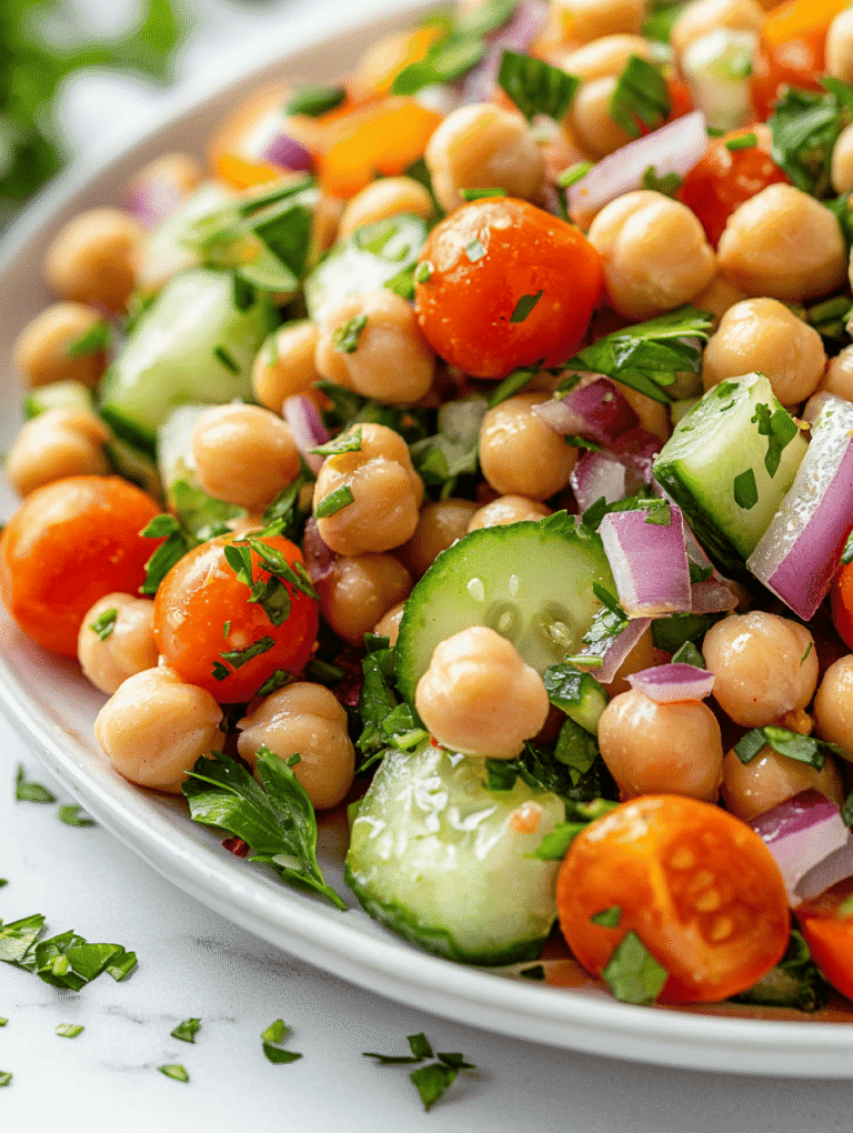 Mediterranean Chickpea Salad — A Unexpected Hidden Treasure