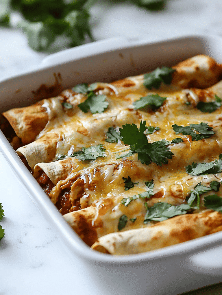 The Secret Ingredient That Turns Creamy Chicken Enchiladas Into Comfort Food Magic