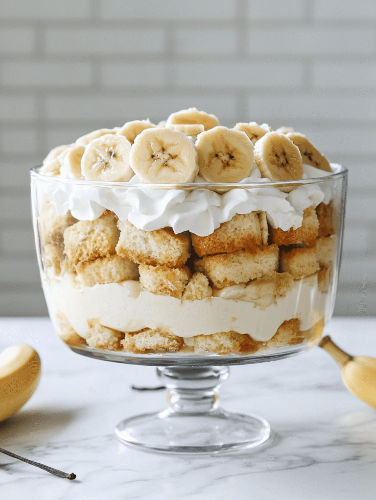 The Unexpected Elegance of Banana Vanilla Pudding Trifle