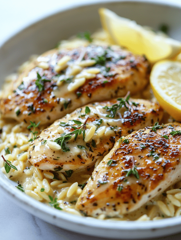 Creamy Orzo with Chicken: Rediscover Comfort Food in a Modern Twist