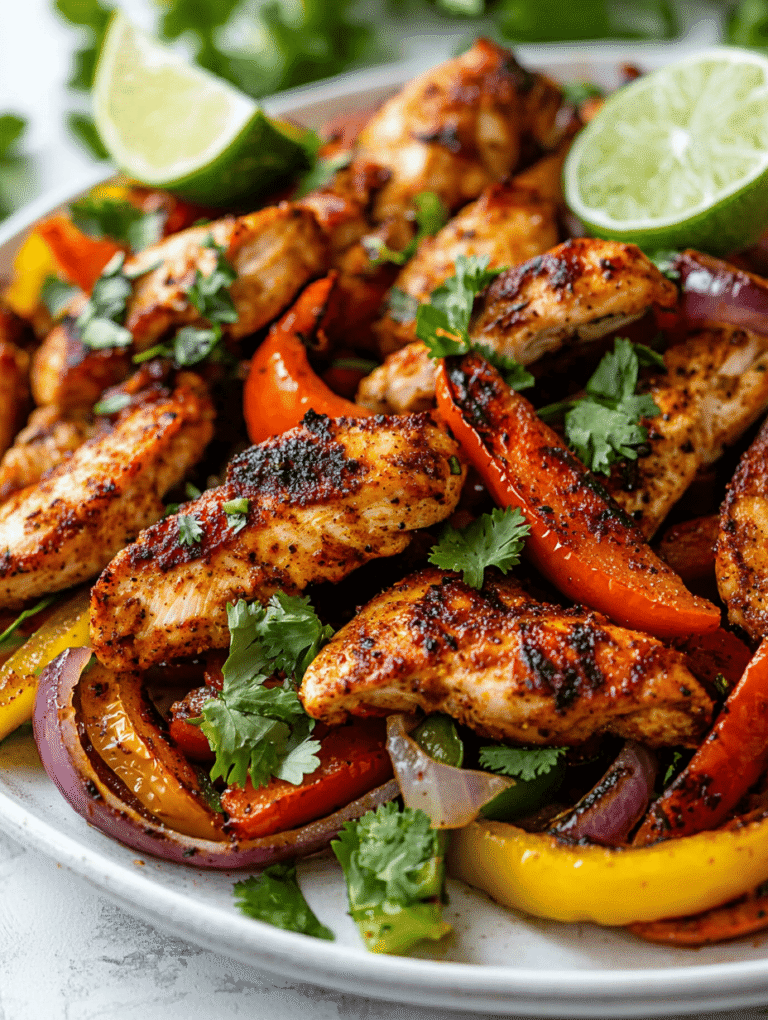 The Secret to Perfectly Charred Sweet Smoky Chicken Fajitas on a Sheet Pan