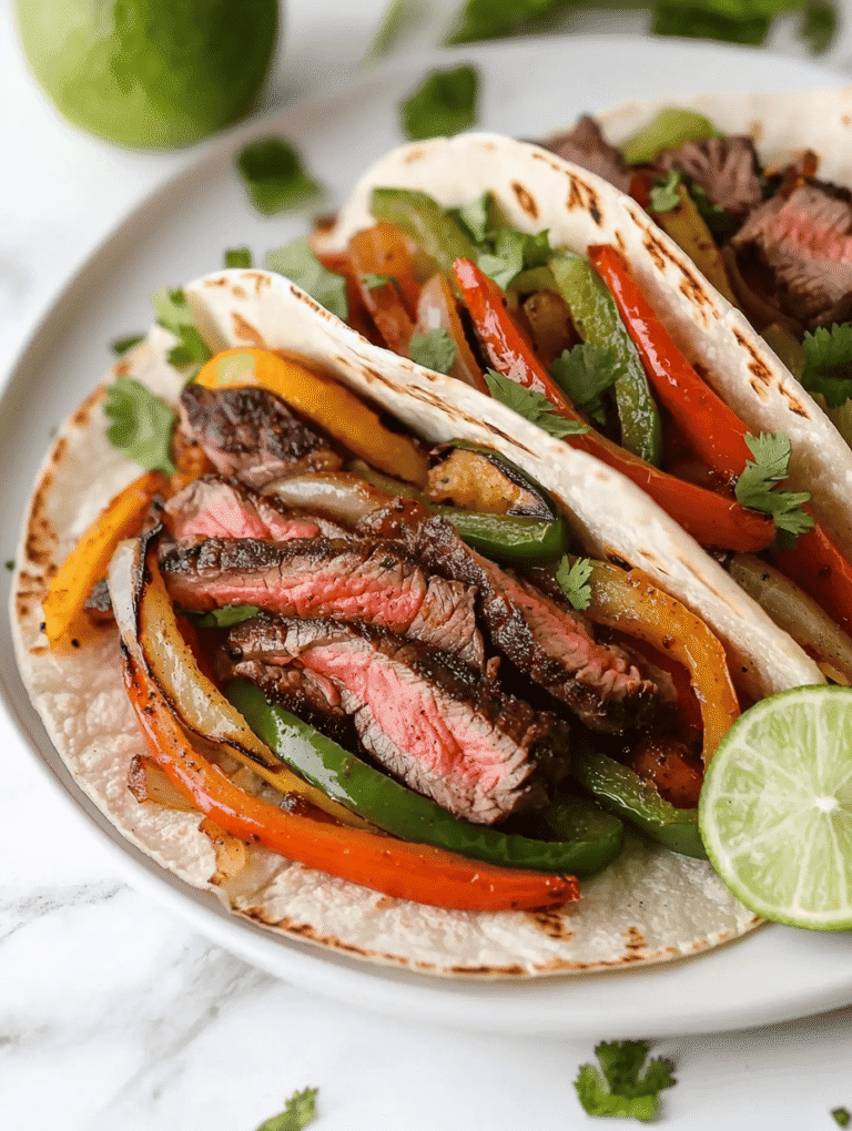 Juicy Secrets of Flat Iron Steak Fajitas That Will Elevate Your Dinner Game