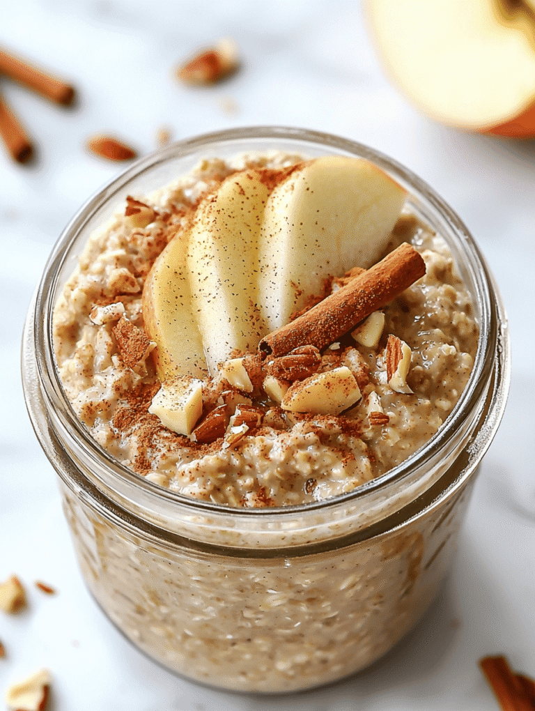 Cinnamon Roll Overnight Oats: A Morning Wake-Up Call You’ll Crave