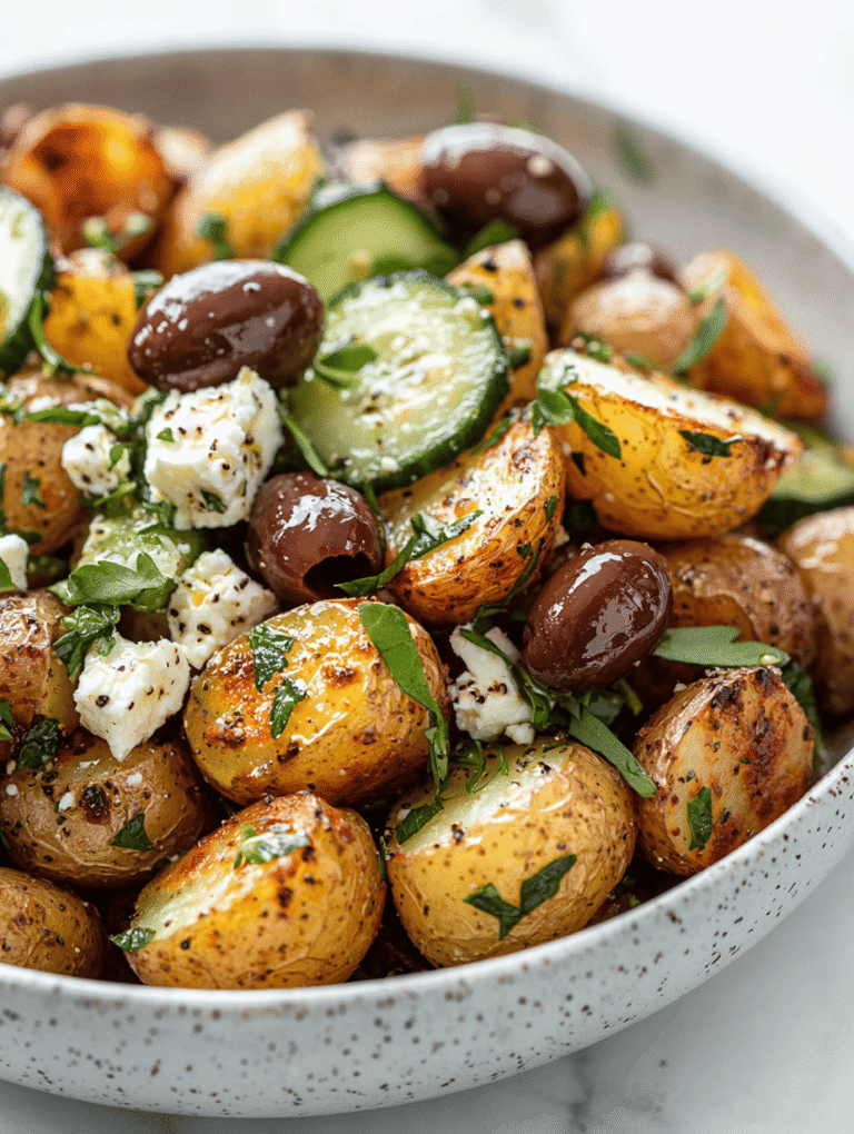 Rediscovering Childhood: Greek Potato Salad with a Modern Twist