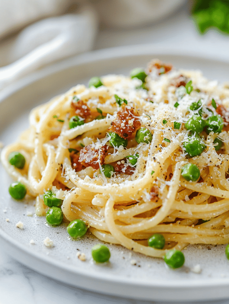 Pasta with Pancetta and Peas: The Breadbasket of Italy Cooks Up a Storm