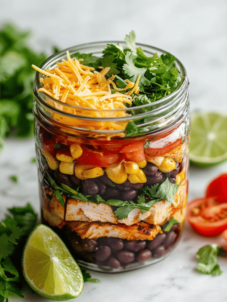 The Unexpected Beauty of Southwest Chicken Salad in a Jar