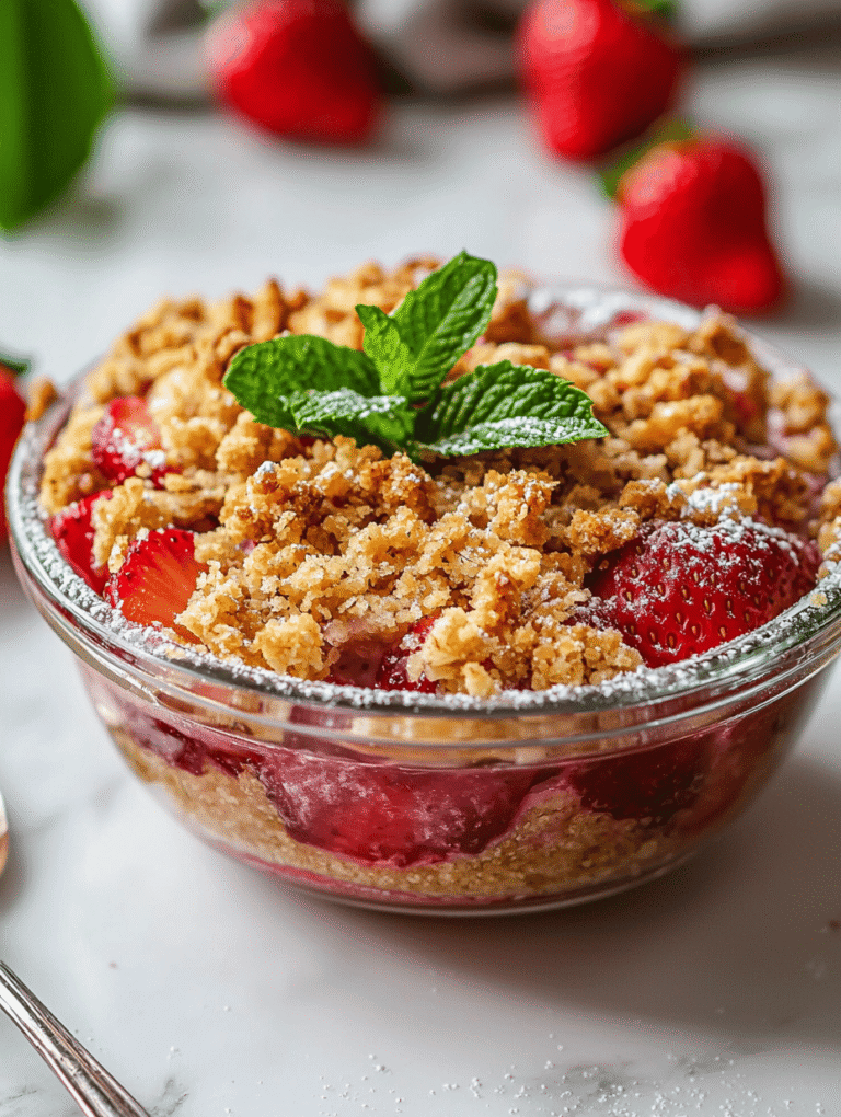 The Hidden Charm of Strawberry Crumble: An Ode to Persisting Flavors
