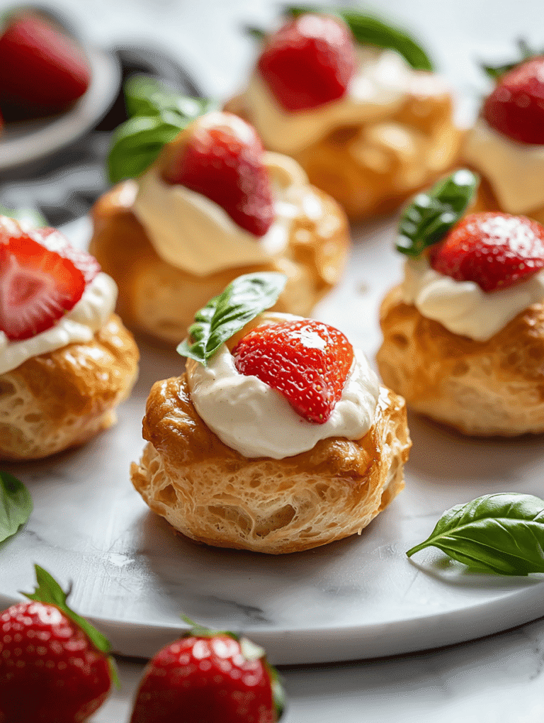 Unearthing a Summer Memory: Strawberry Cream Puffs with a Twist