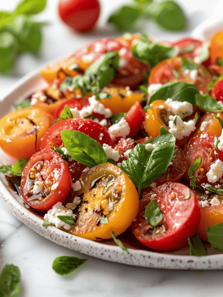 Sun-Kissed Summer Revival: Tomato Cucumber Mozzarella Salad