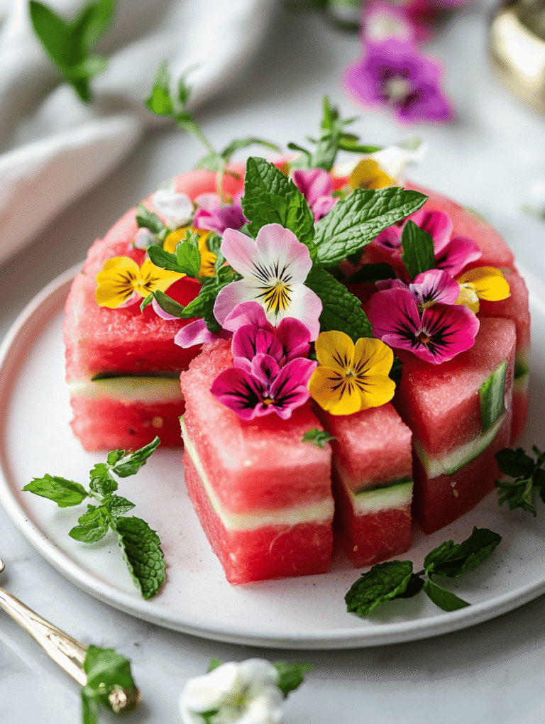 Watermelon Cake: A Summer Showstopper with a Nostalgic Twist