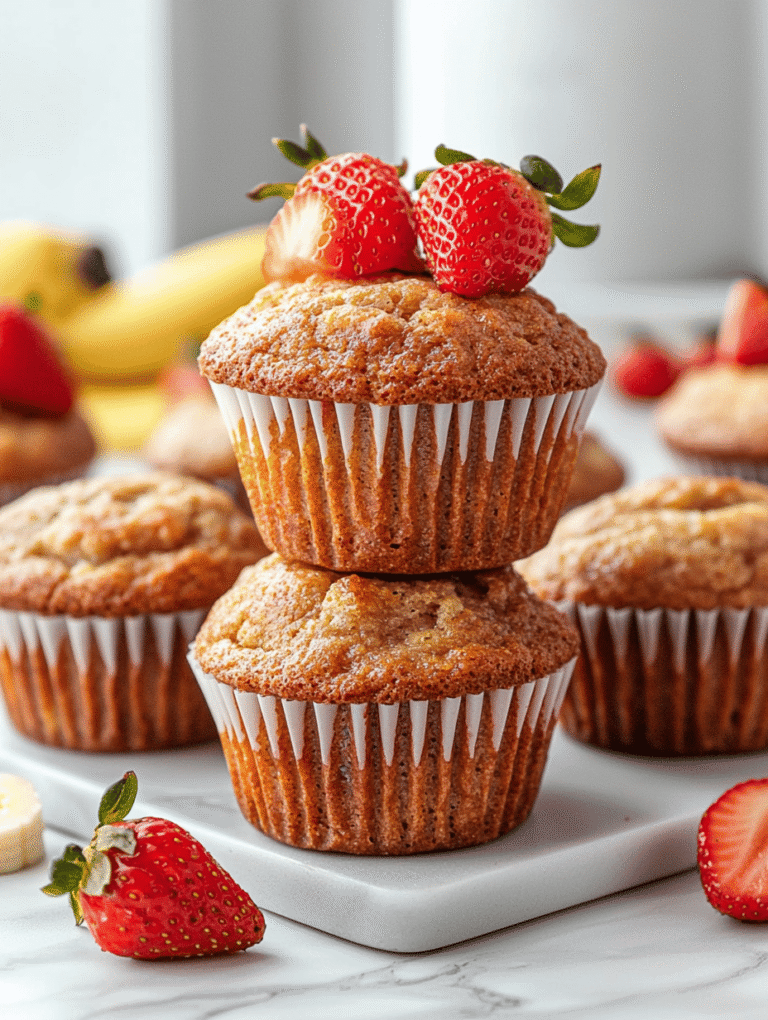 Sunrise Bakery: The Secret Nostalgic Flavors of Strawberry Banana Muffins