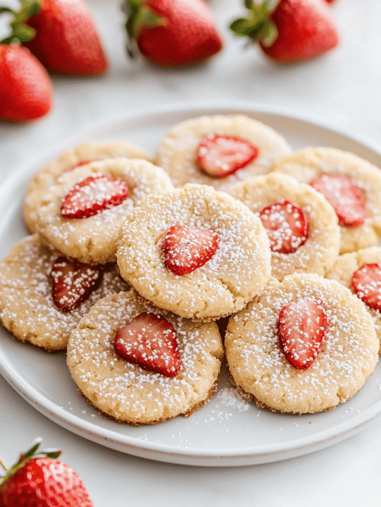Rediscovering Childhood: The Magic of Strawberry Shortbread Cookies