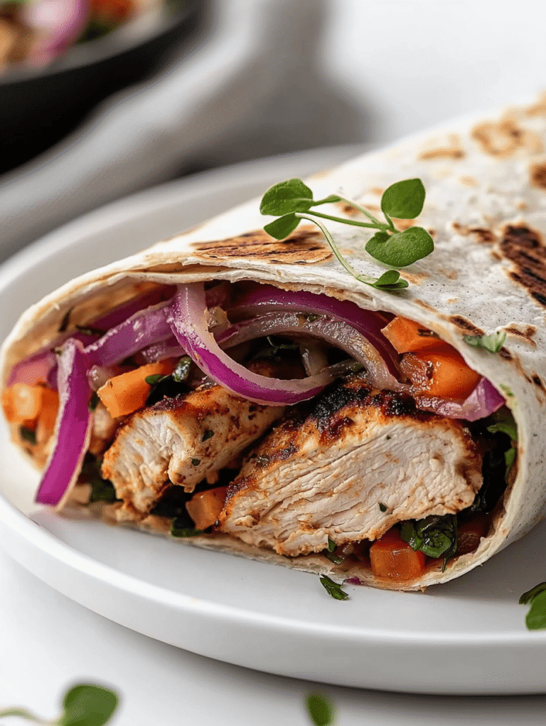 Greek Chicken Wrap: A Surprising Flavor Journey in Every Bite