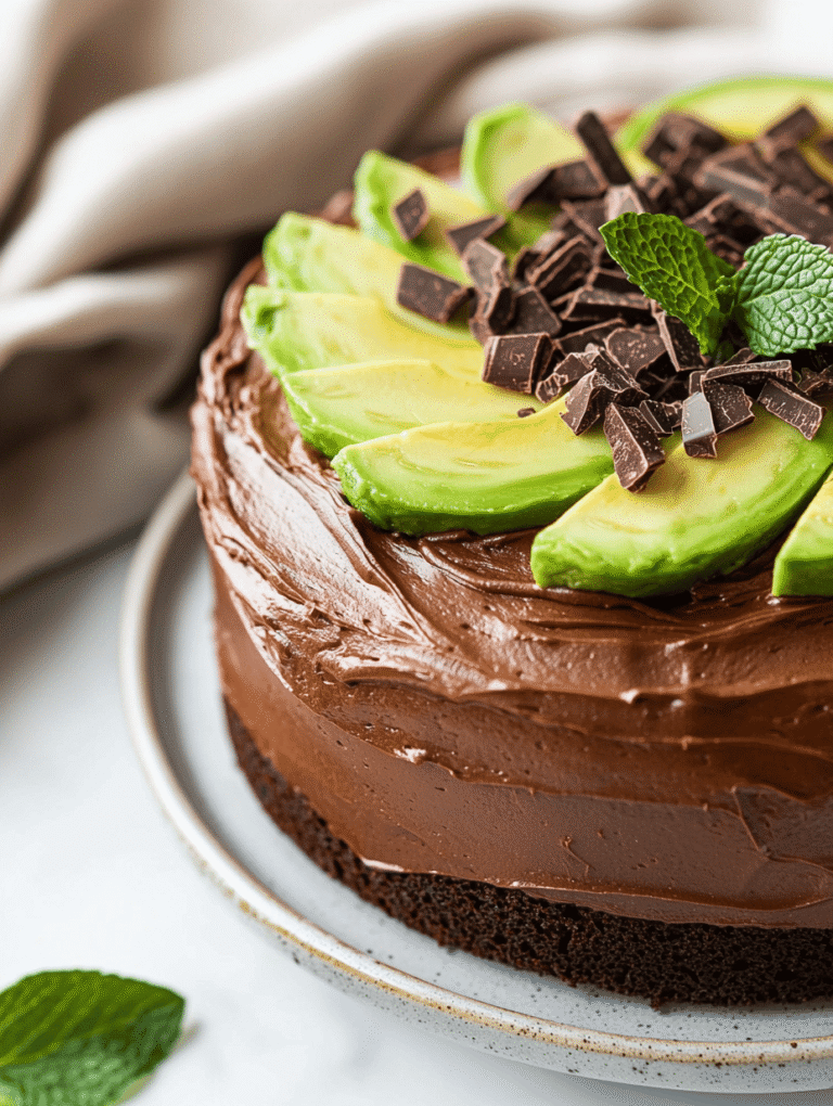 The Hidden Power of Avocado in Chocolate Cake