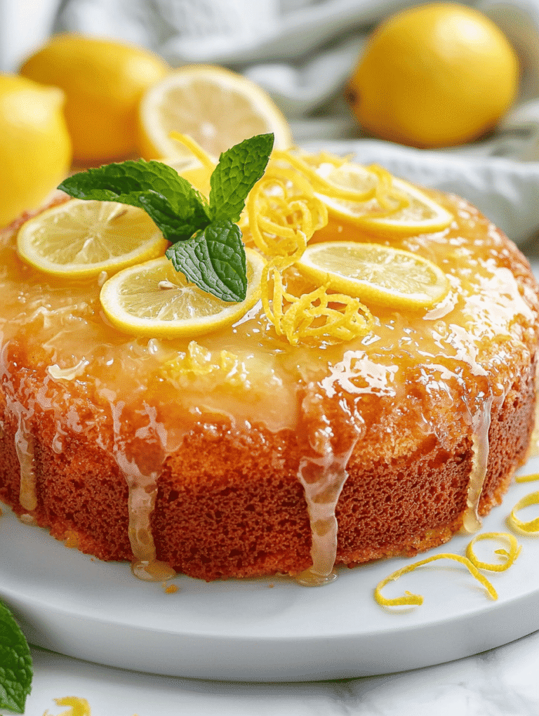 Lemon Surprise Cake: The Cake That Tells a Secret