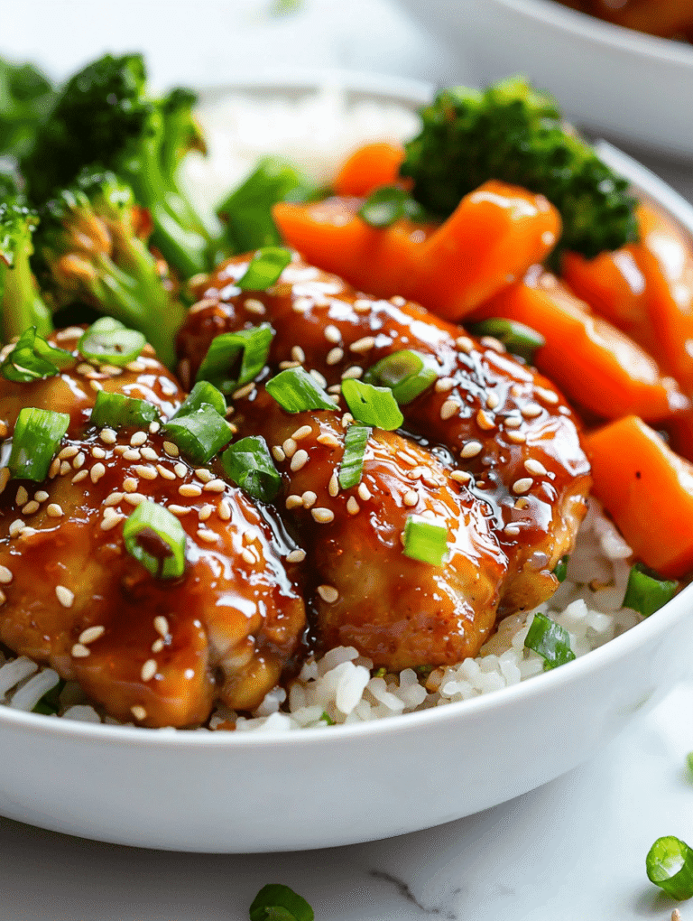 Chicken Teriyaki Rice Bowls: A Flavor-Packed Hack for Busy Days