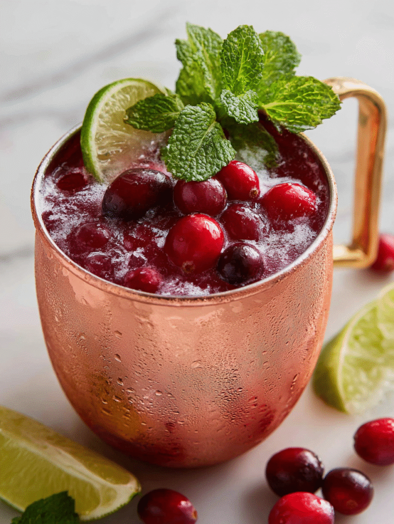 Cranberry Moscow Mule Recipe