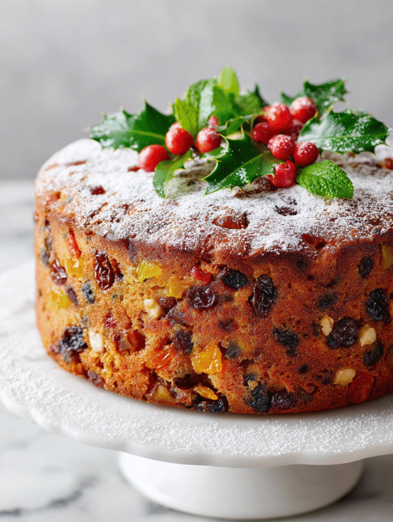 Fruitcake Recipe