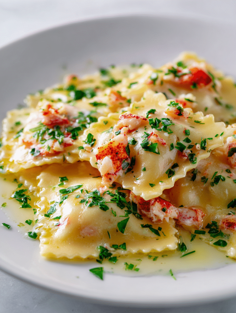 Lobster Ravioli Recipe