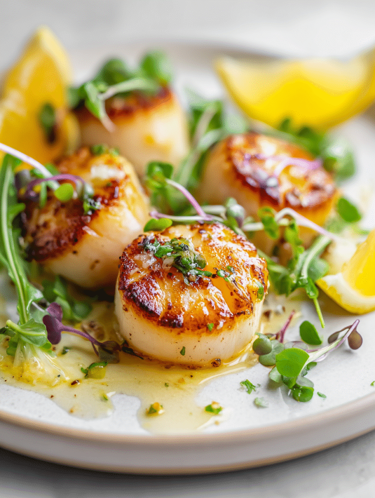 Pan Seared Scallops Recipe