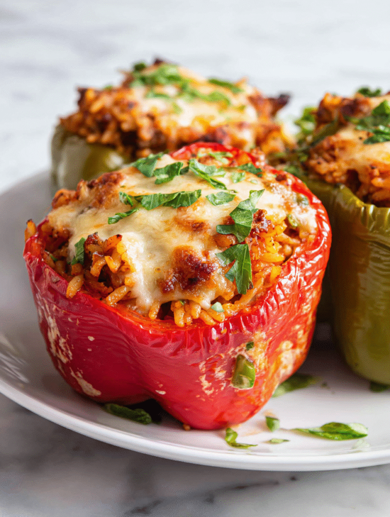 Cheese Stuffed Peppers Recipe