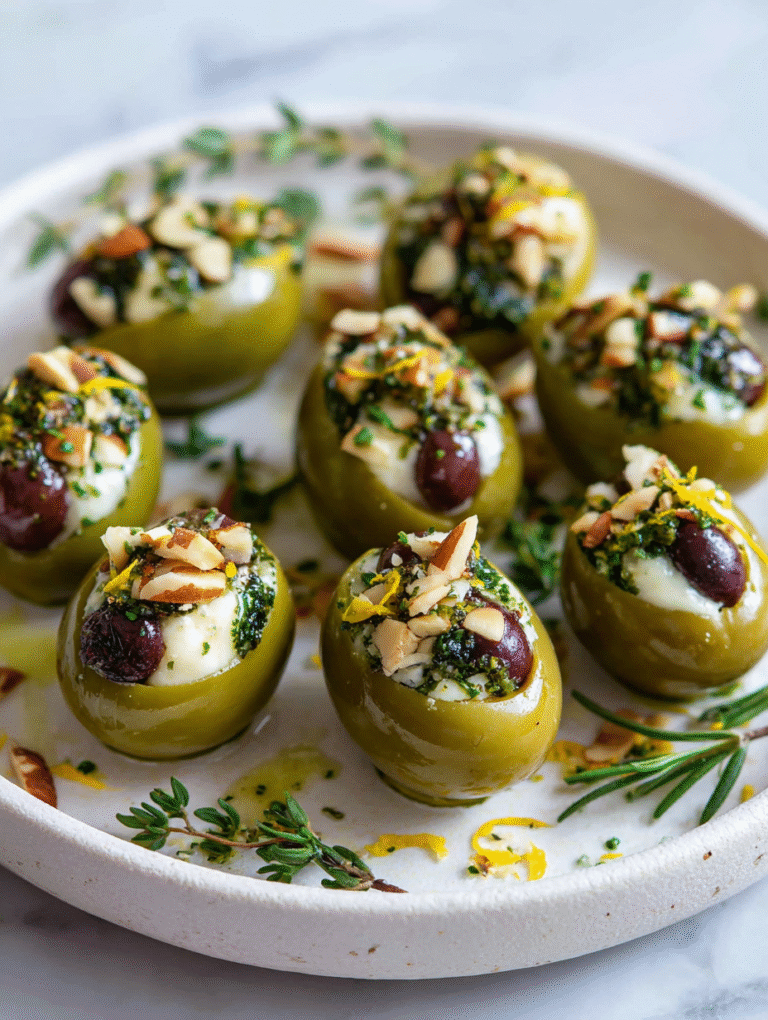 Stuffed Olives Recipe