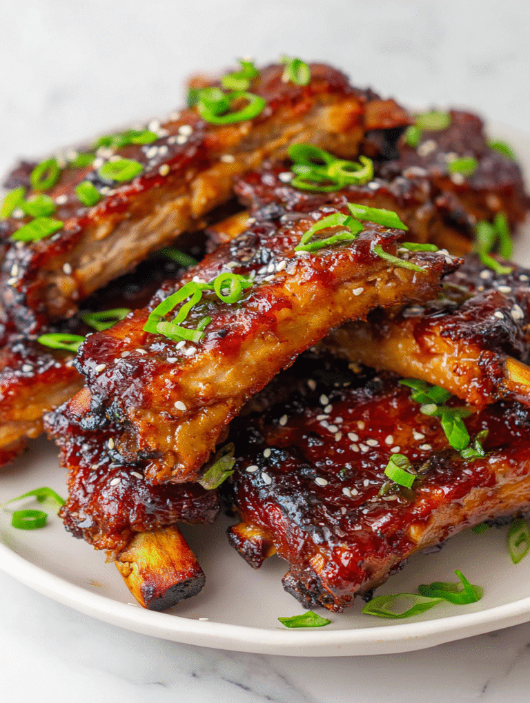 Sticky Pork Ribs Recipe