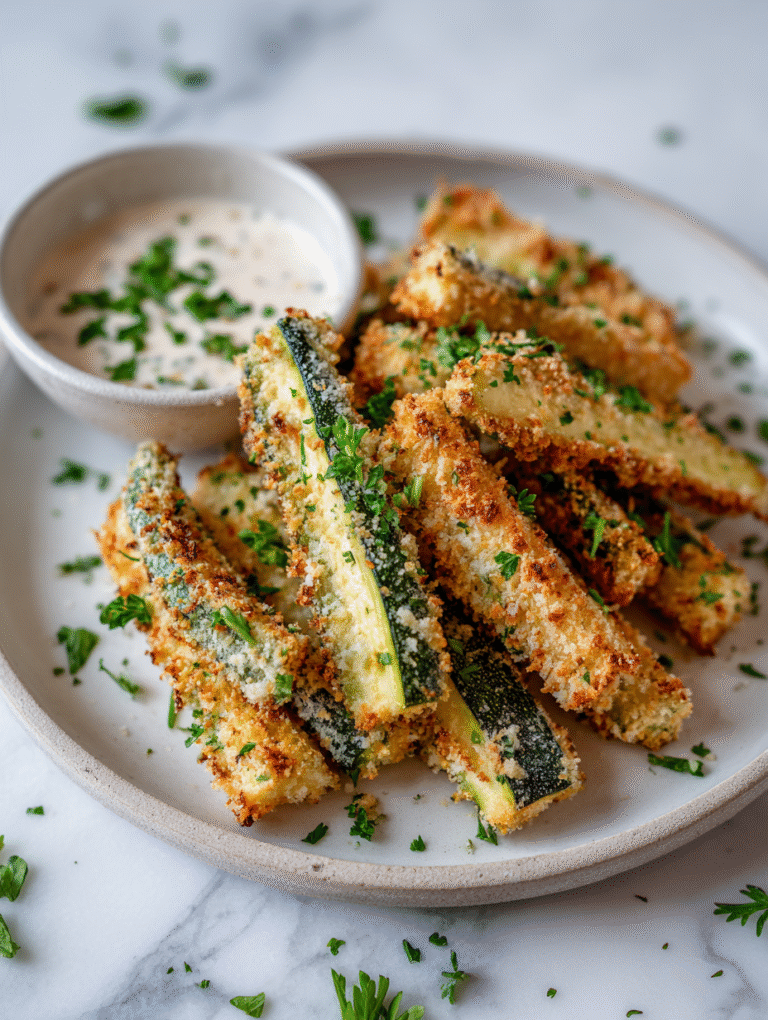Baked Zucchini Fries Recipe