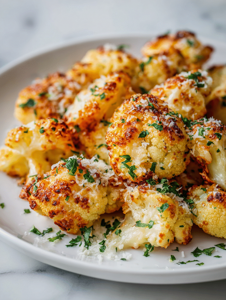 Baked Cauliflower Bites Recipe
