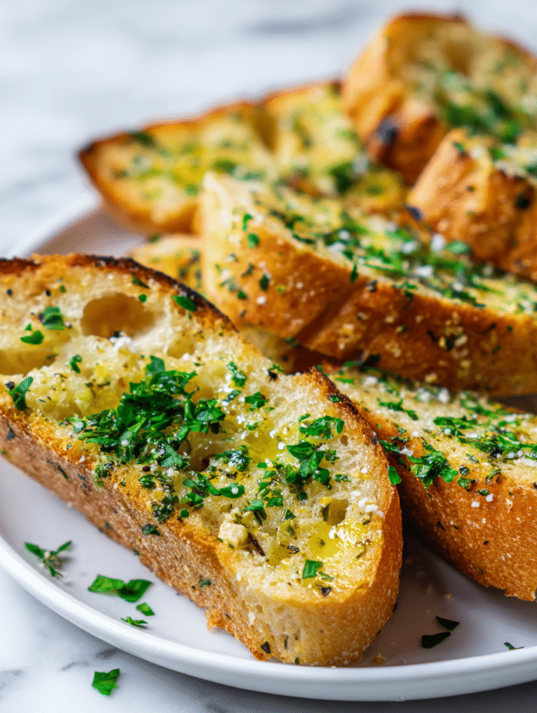 Baked Garlic Bread Recipe