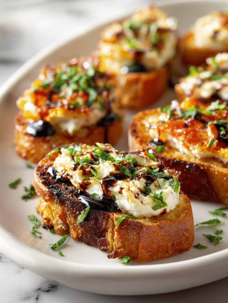 Baked Crostini Recipe