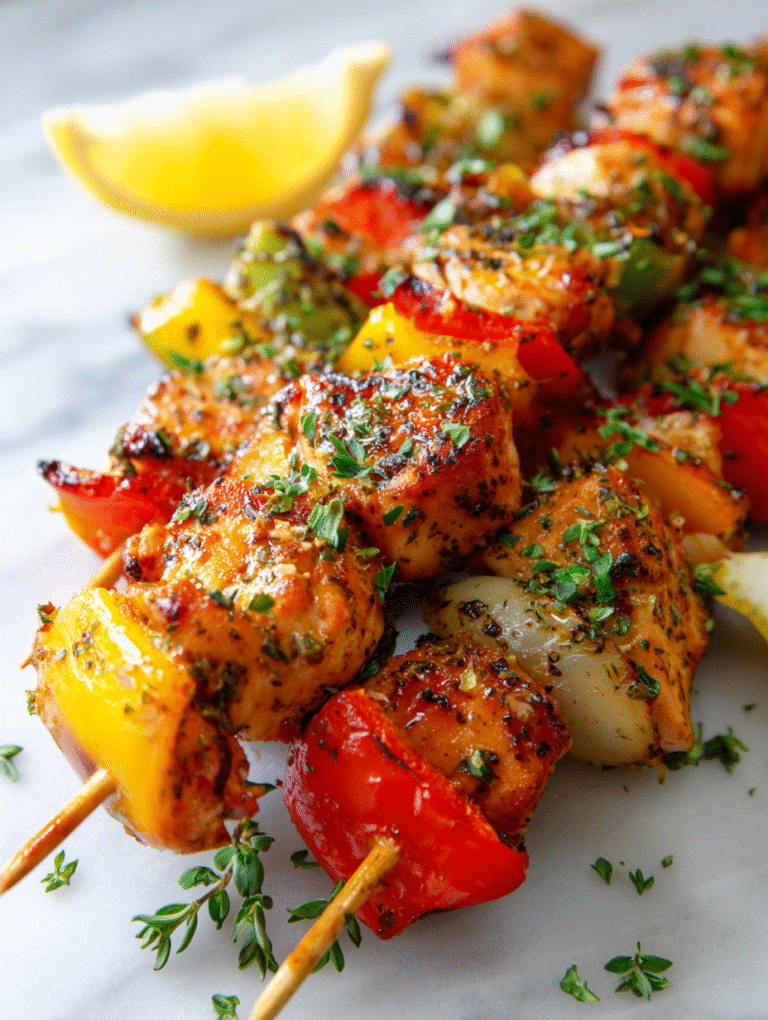 Baked Chicken Skewers Recipe