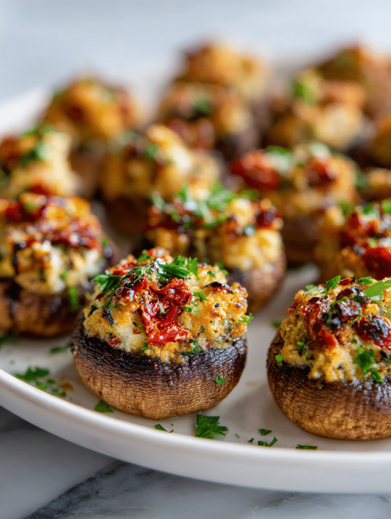 Baked Stuffed Mushrooms Recipe