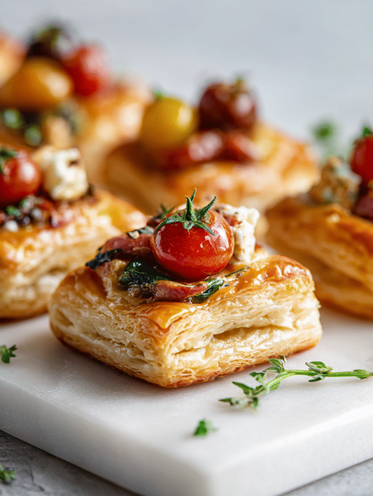 Baked Puff Pastry Bites Recipe