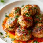 Baked Chicken Meatballs Recipe