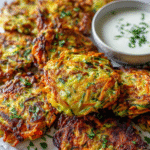 Baked Vegetable Fritters Recipe